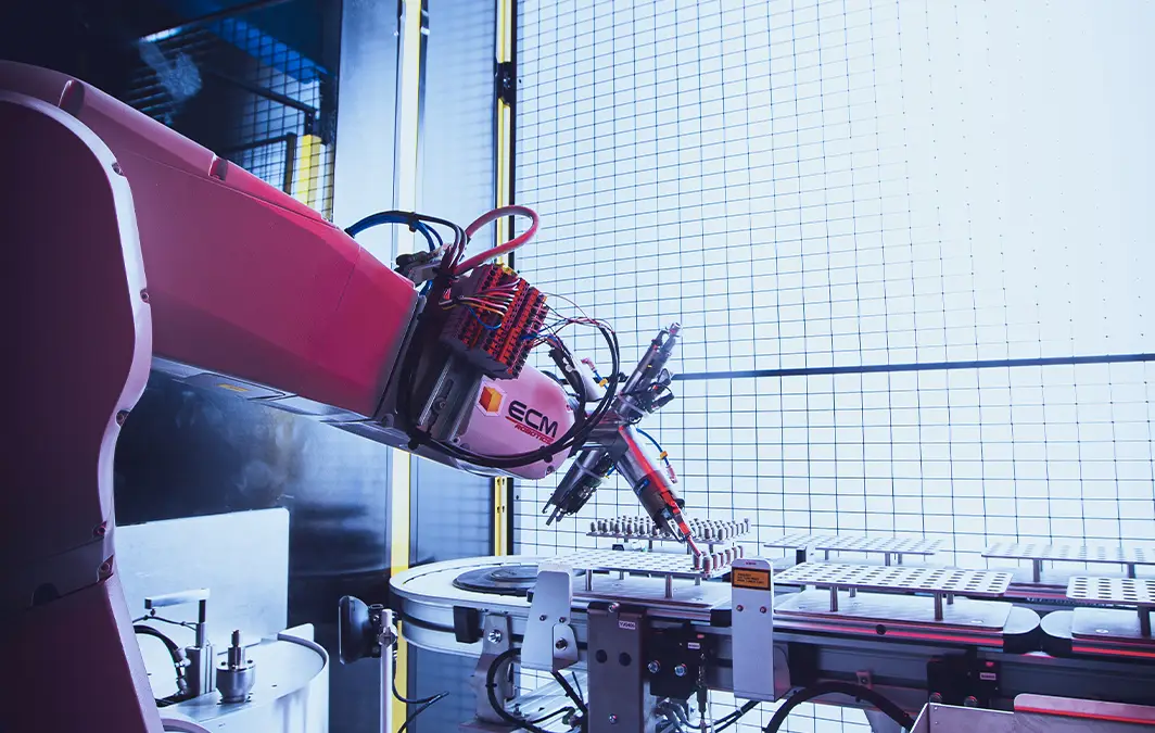 End effector on 6 axes robot